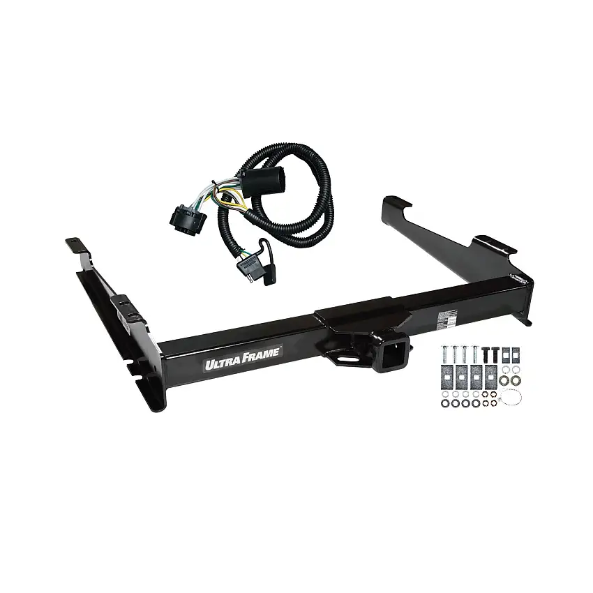 2003-2006 GMC Yukon XL 1500 Draw-tite Class 4 Trailer Hitch, 2 Inch Square Receiver Bundle w/ Plug-n-Play T-One Wiring Harness 41930