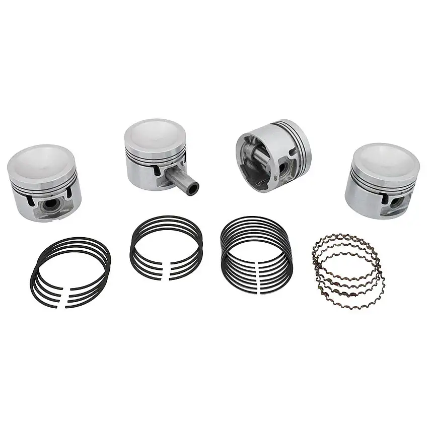 Piston & Ring Set (8.0:1), 2.4" skirt, MGB 18V