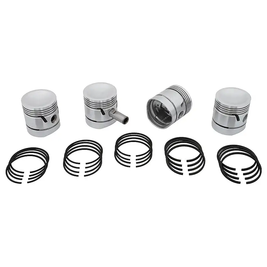 Piston & Ring Set (8.75:1), 2.4" skirt, aftermarket, MGB 18GB-GK