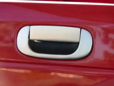 TFP 430BR Tailgate Handle Insert 2 Piece Kit. Stainless Steel Brushed Finish