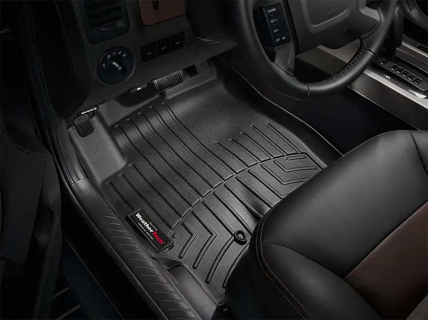 WeatherTech FloorLinerTM DigitalFit; Black; Front 441191