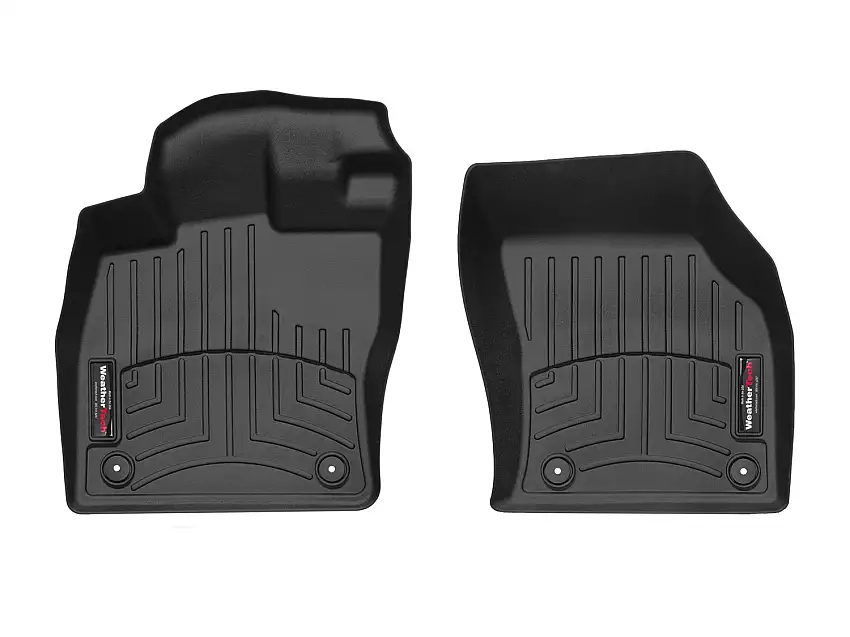 WeatherTech FloorLinerTM DigitalFit; Black; Front 4413091