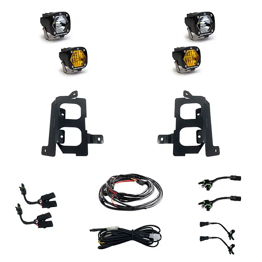 Baja Designs Fog Pocket Kit 20-22 GMC 2500 / 3500
