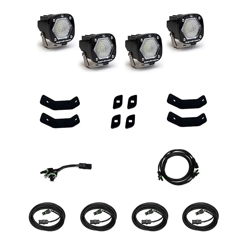 Baja Designs S1 Roof Rack Rail Kit 19-22 Mercedes Sprinter Van