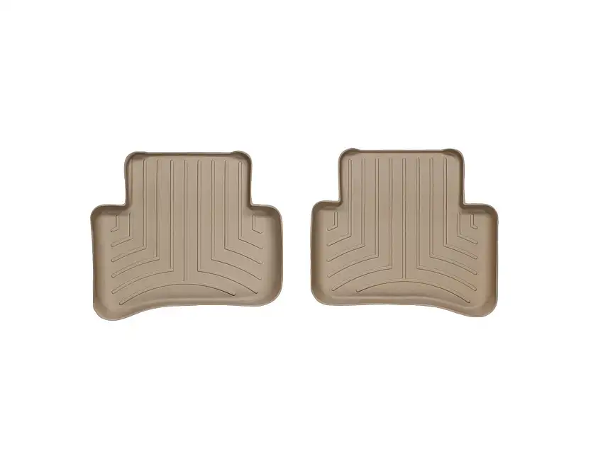 WeatherTech FloorLinerTM DigitalFit; Tan; Rear; 2 Piece 452642