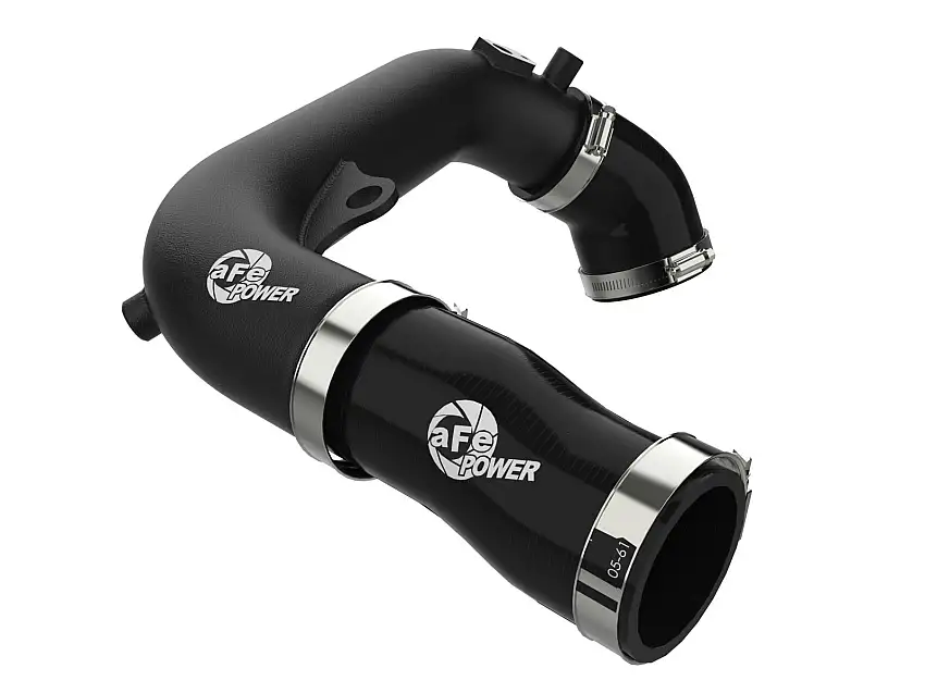 AFE 46-20778-B BladeRunner 2-1/2 IN Aluminum Hot Charge Pipe Black
