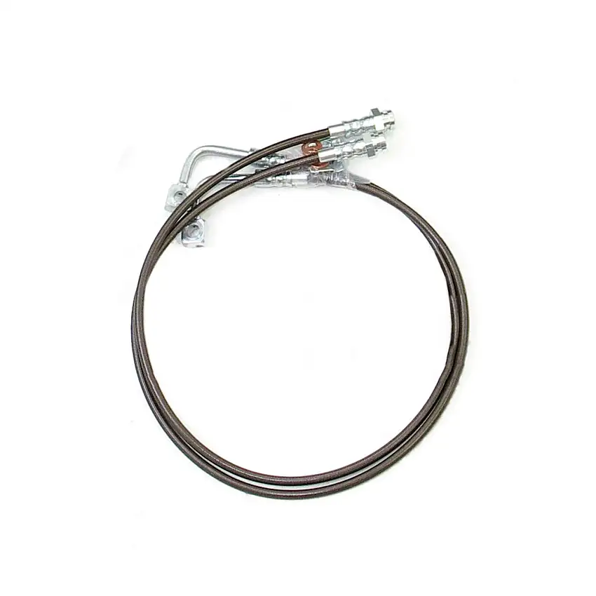 ReadyLift 47-6430 Rear Braided Stainless Steel Brake Lines