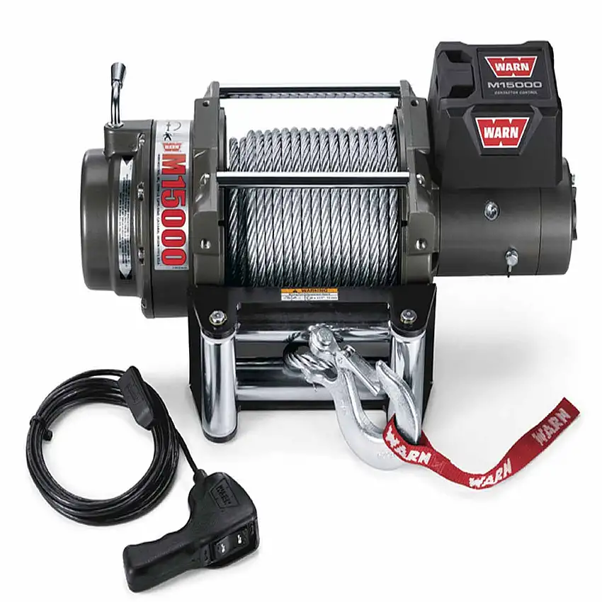 Warn 47801 Heavyweight Series Winch 15000lb 12V 90ft Roller
