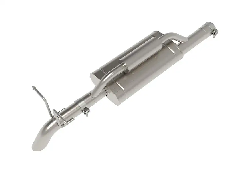 AFE 49-43150 ROCK BASHER 2-1/2 IN 409 Stainless Steel Cat-Back Hi-Tuck Exhaust System