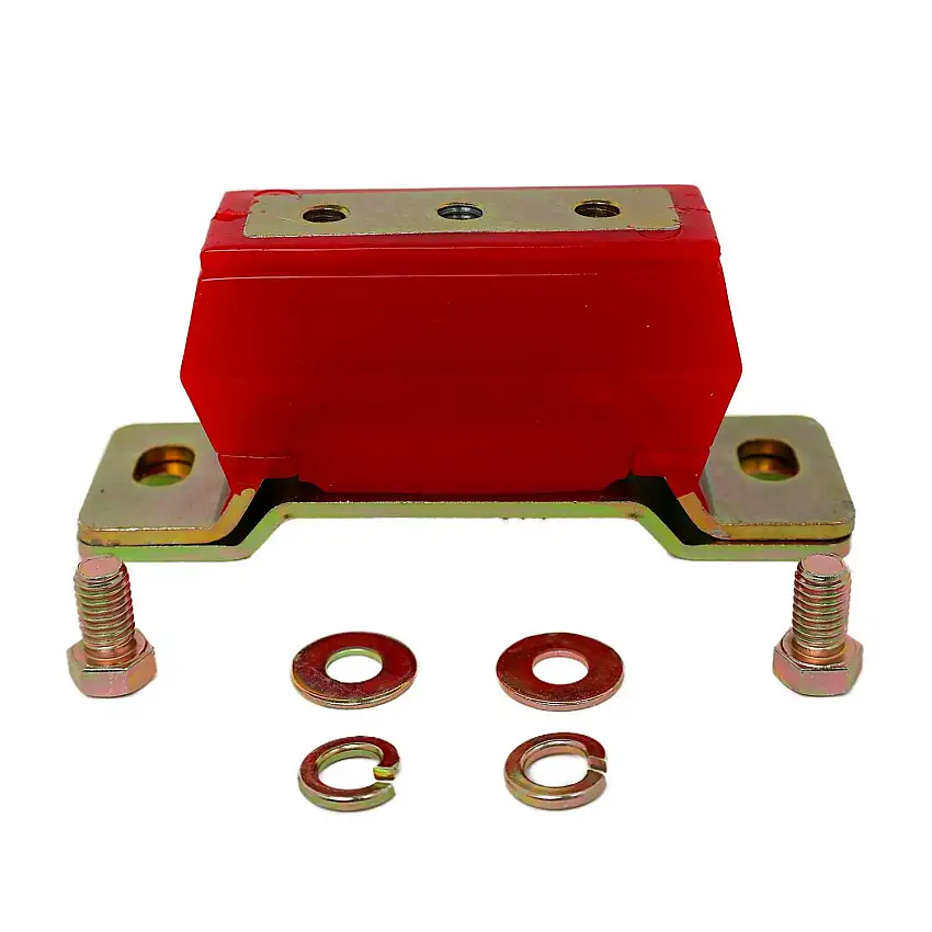 Energy Suspension 4.1142R Transmission Mount; Red; Performance Polyurethane; 2.312 CTRS