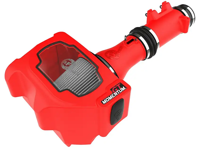 AFE 50-70120DR Momentum GT Cold Air Intake System Red w/ Pro DRY S Filter