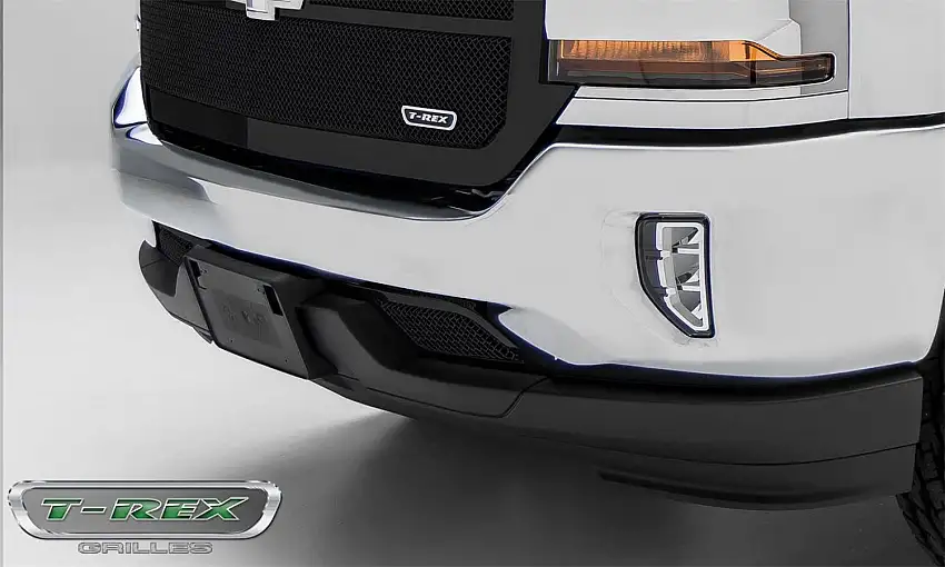 T-Rex Grilles 52127 Upper Class Bumper Grille, Black, Mild Steel, 1 Pc, Overlay