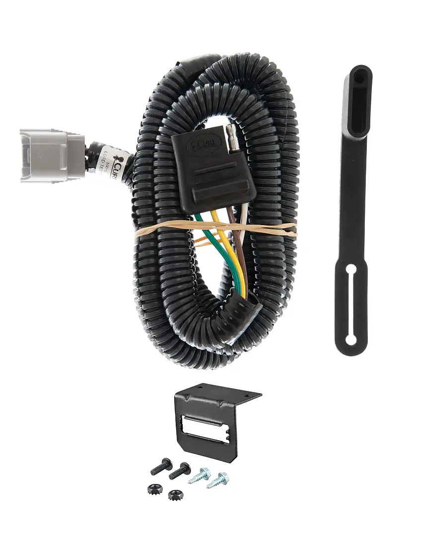 01-02 Toyota Land Cruiser CURT 4-flat Plug and Play Trailer Wiring