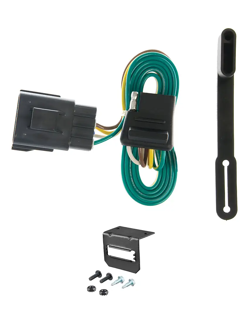 03-05 Lincoln Aviator Fits beneath factory 1-1/4" receiver CURT 4-flat Plug and Play Trailer Wiring
