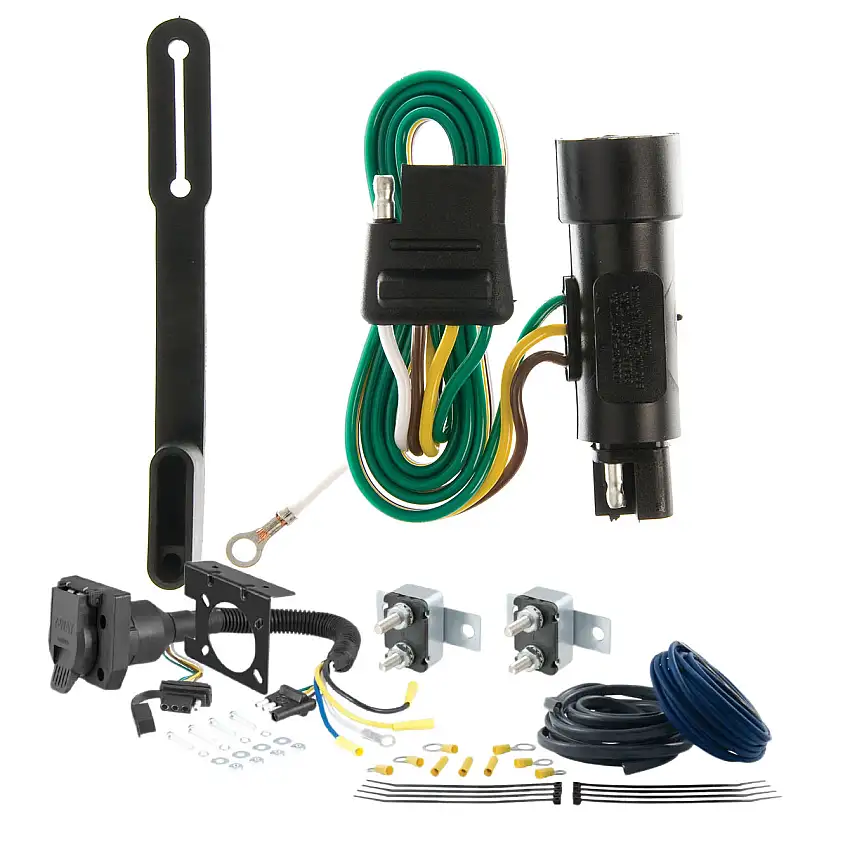 02 - 04 Ford F-350 Super Duty Excluding cab & chassis CURT Trailer Brake Controller 7-Way Upgrade Kit 7WK900