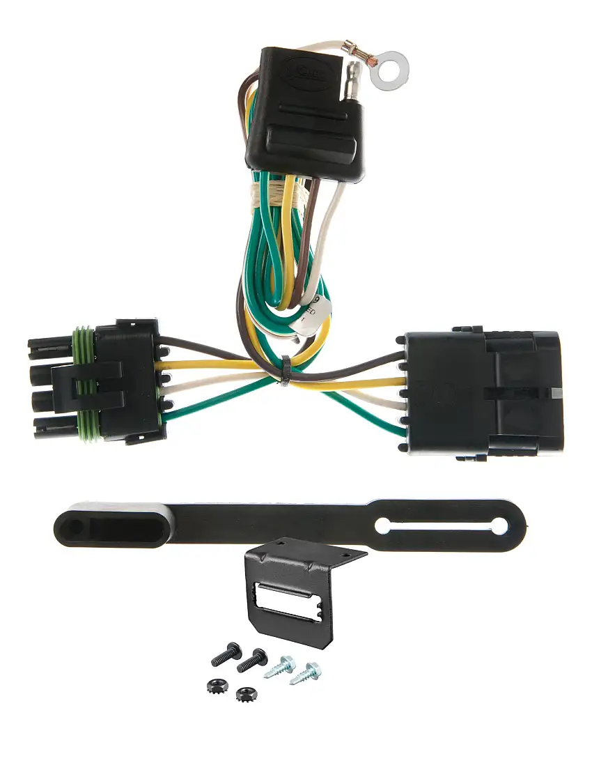 99-00 Cadillac Escalade CURT 4-flat Plug and Play Trailer Wiring