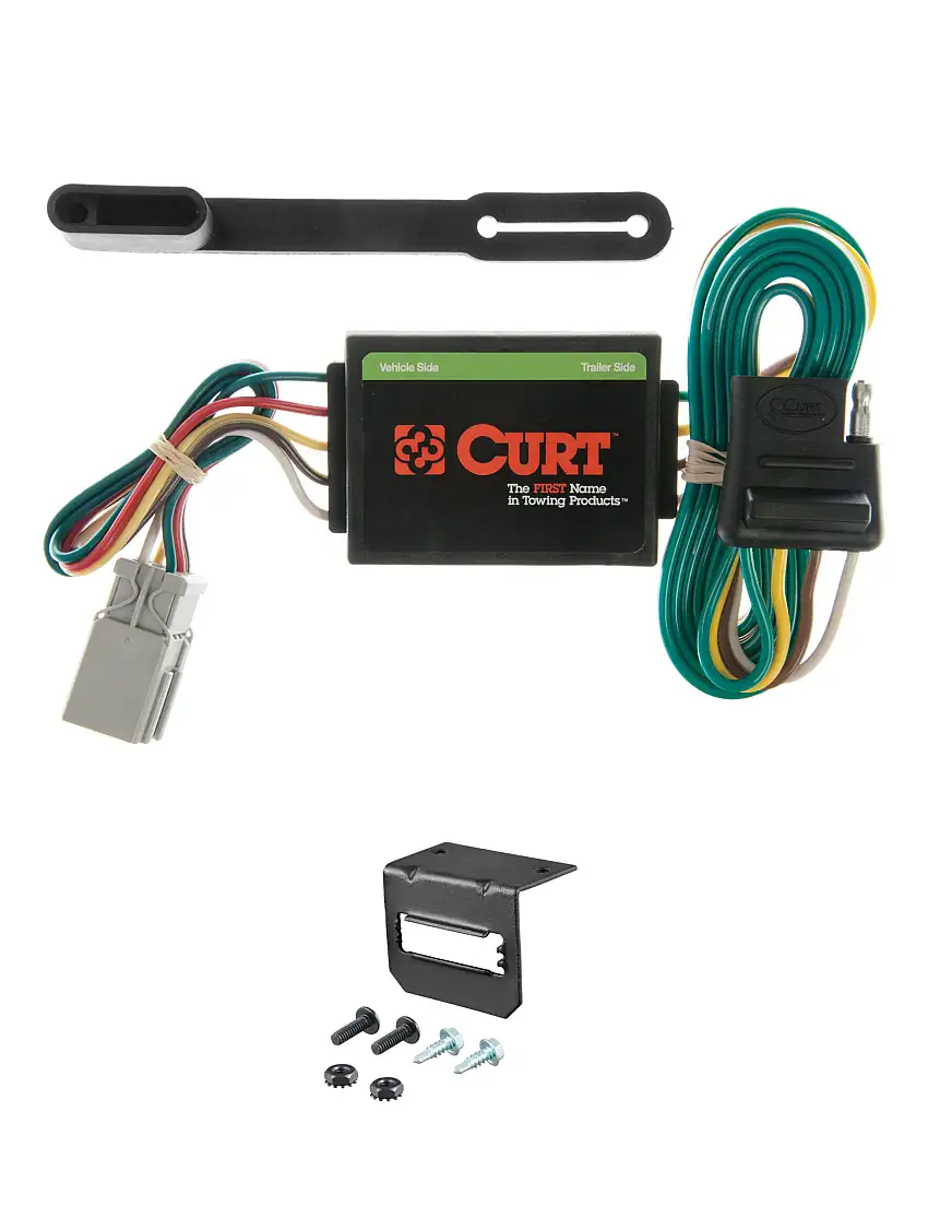 03-04 HONDA Element SC CURT 4-flat Plug and Play Trailer Wiring