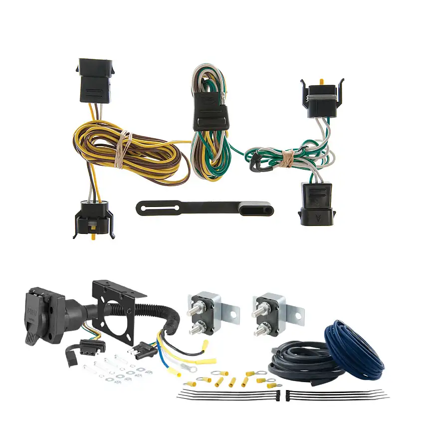 01 - 03 Mercedes-Benz MERCEDES-BENZ Without factory 1-1/4" receiver hitch CURT Trailer Brake Controller 7-Way Upgrade Kit 7WK1827