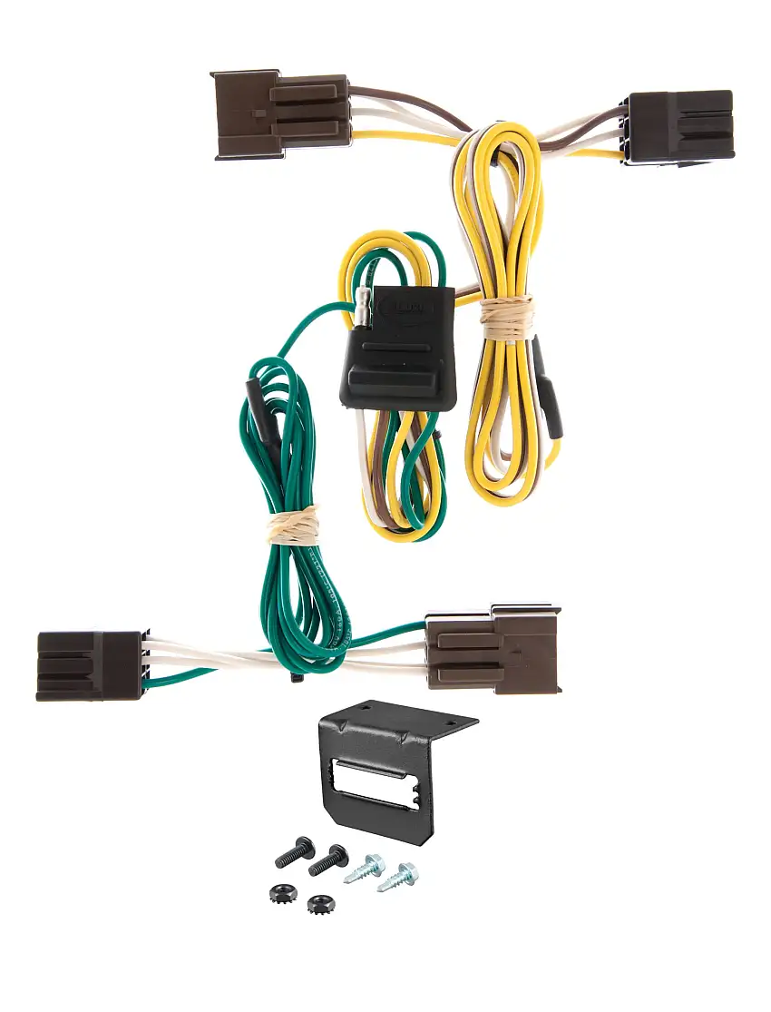 00-03 Ford Taurus Sedan CURT 4-flat Plug and Play Trailer Wiring