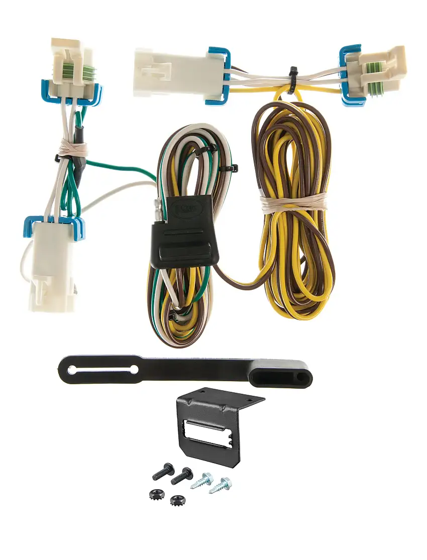 01-05 Pontiac Aztek CURT 4-flat Plug and Play Trailer Wiring
