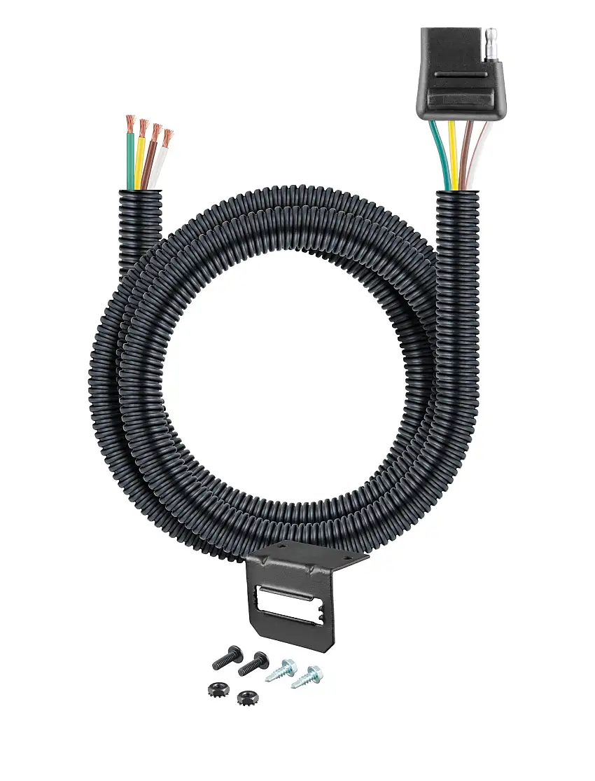 99-01 GMC Envoy CURT 4-flat Plug and Play Trailer Wiring