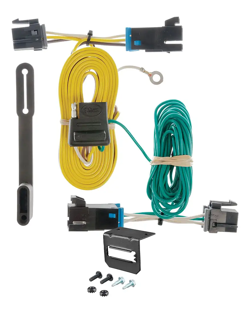 03-14 GMC Savana 1500 CURT 4-flat Plug and Play Trailer Wiring