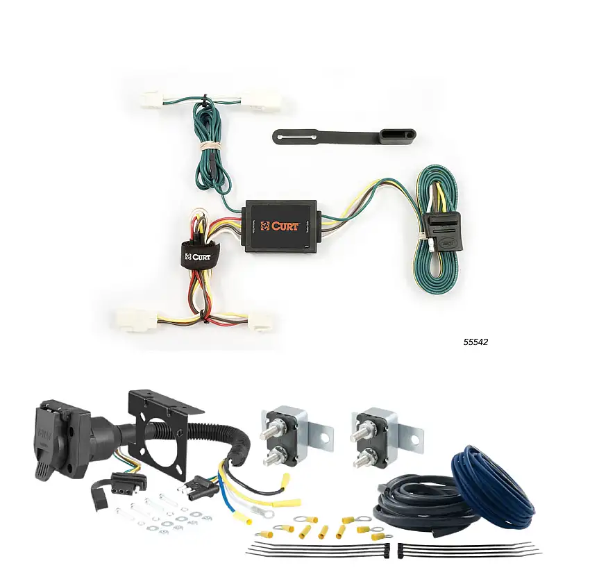 03 - 24 Chevrolet Express 2500 CURT Trailer Brake Controller 7-Way Upgrade Kit 7WK349