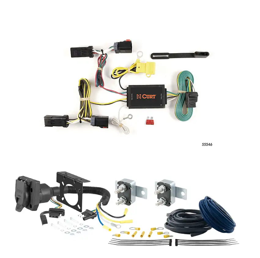 03 - 13 Toyota Corolla Sedan CURT Trailer Brake Controller 7-Way Upgrade Kit 7WK2376