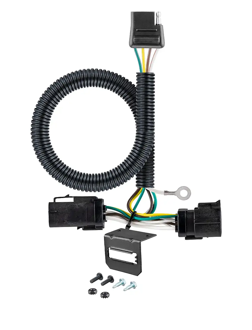 04-04 Ford F-150 Excluding factory receiver (built after 8/5/05) CURT 4-flat Plug and Play Trailer Wiring