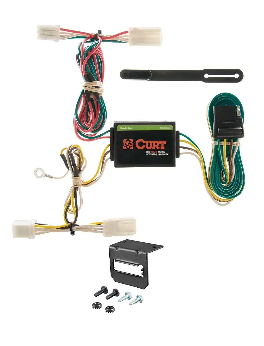 03-06 Mitsubishi Outlander CURT 4-flat Plug and Play Trailer Wiring