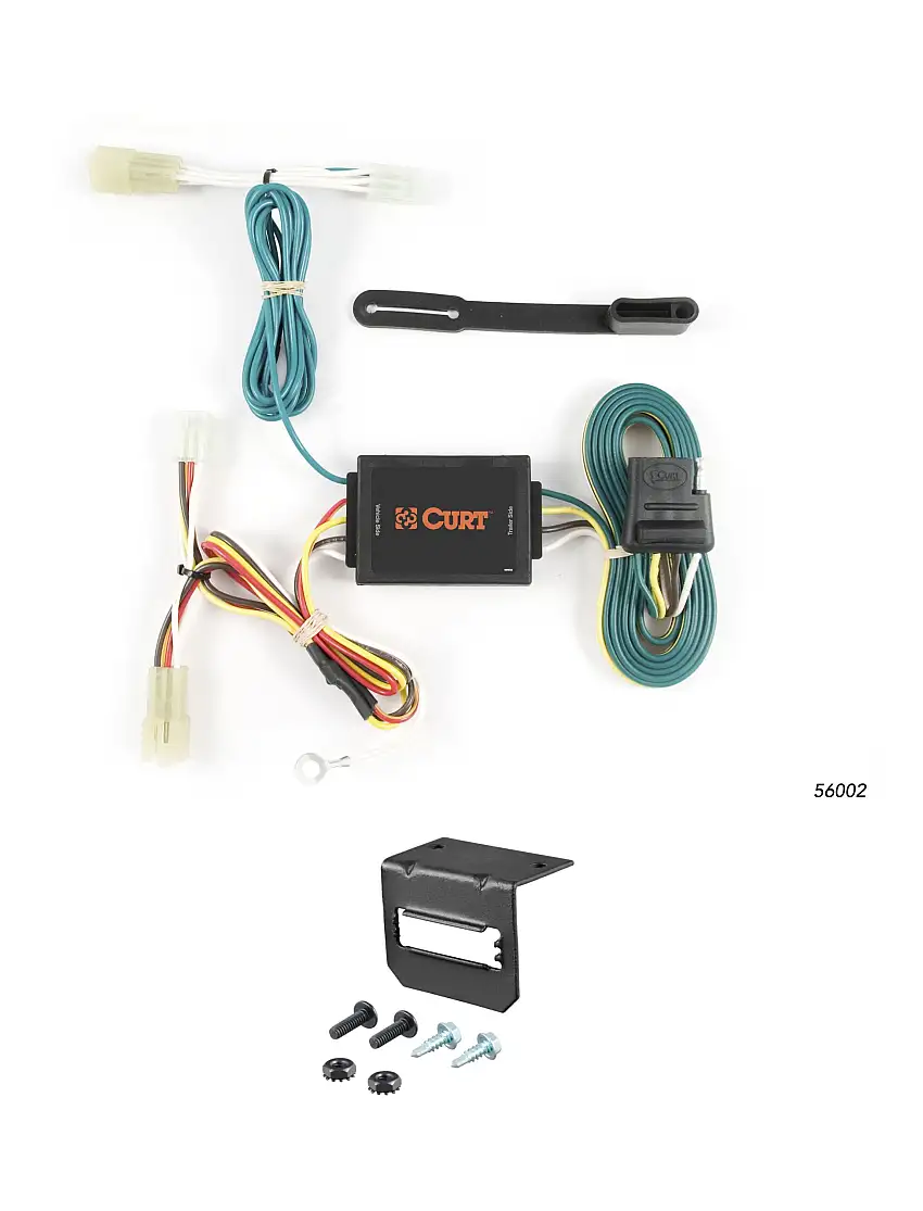 07-11 Suzuki SX4 Hatchback CURT 4-flat Plug and Play Trailer Wiring