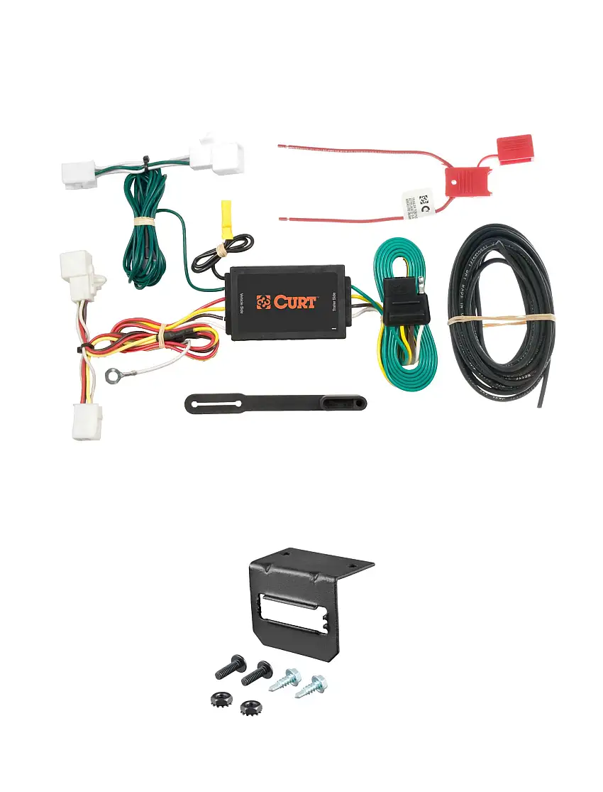 11-14 Mazda 2 CURT 4-flat Plug and Play Trailer Wiring