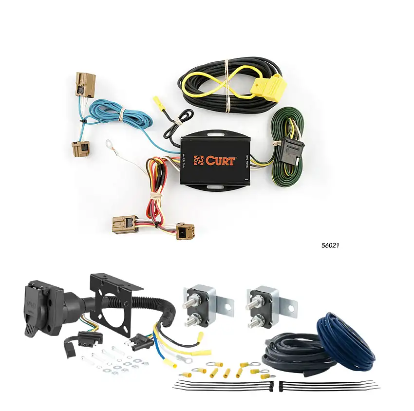 04 - 14 Ford E-250 CURT Trailer Brake Controller 7-Way Upgrade Kit 7WK802