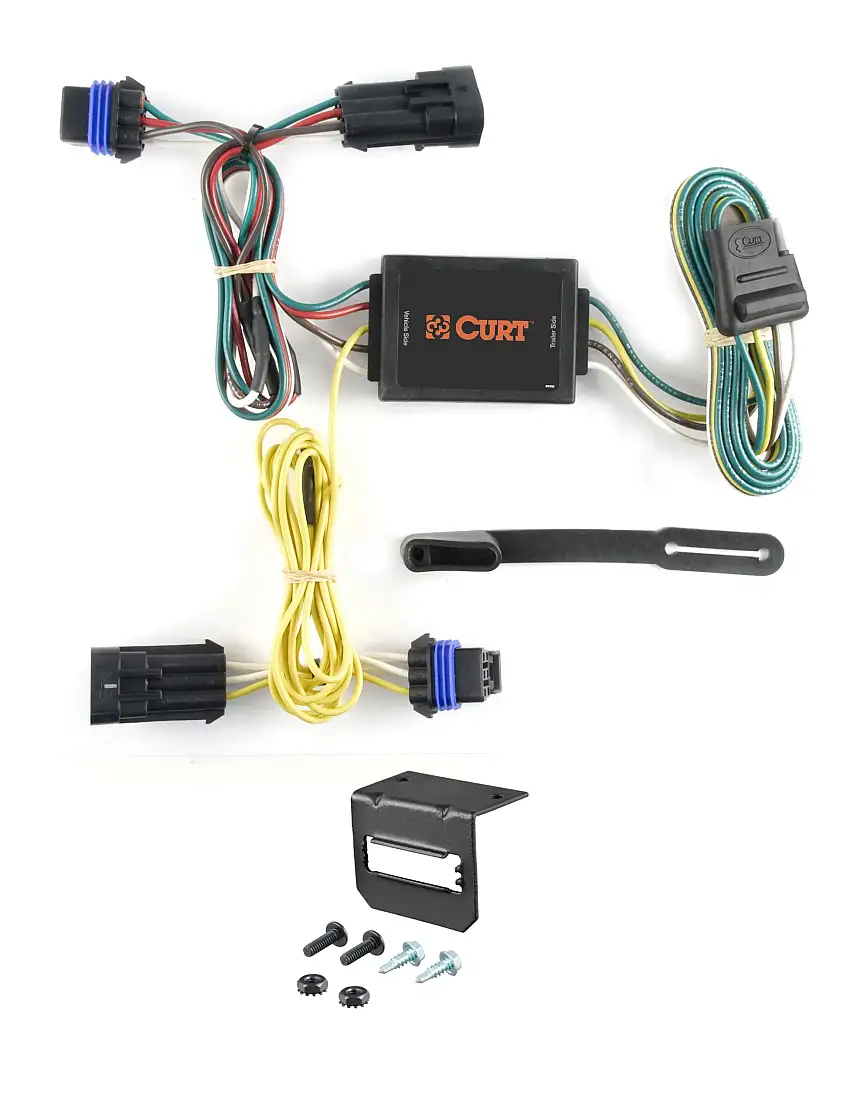 03-07 Saturn Ion Red Line CURT 4-flat Plug and Play Trailer Wiring