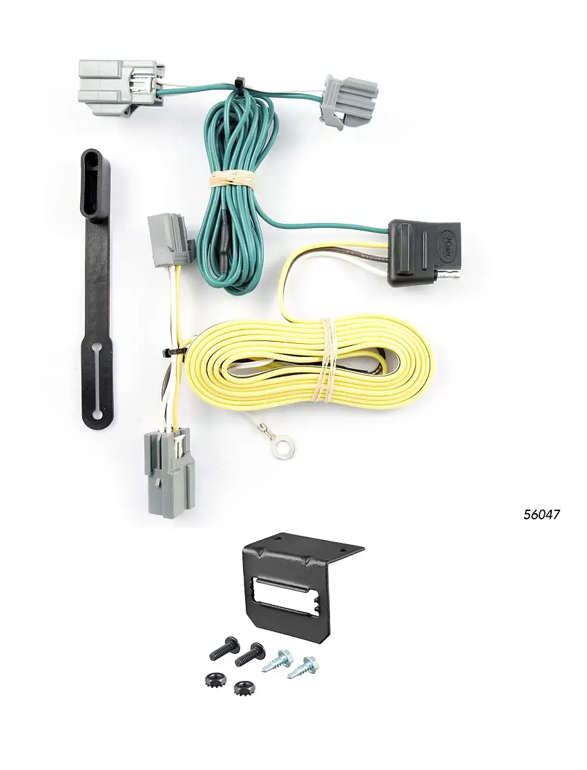 06-11 Buick Lucerne CURT 4-flat Plug and Play Trailer Wiring