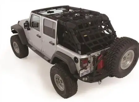 SmittyBilt C-RES.2 HD Cargo Restraint System In Black Diamond For 1997-06 Jeep Wrangler TJ 561135