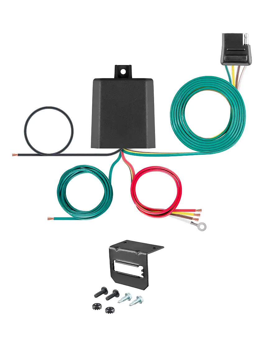 10-15 Audi Q7 CURT 4-flat Plug and Play Trailer Wiring
