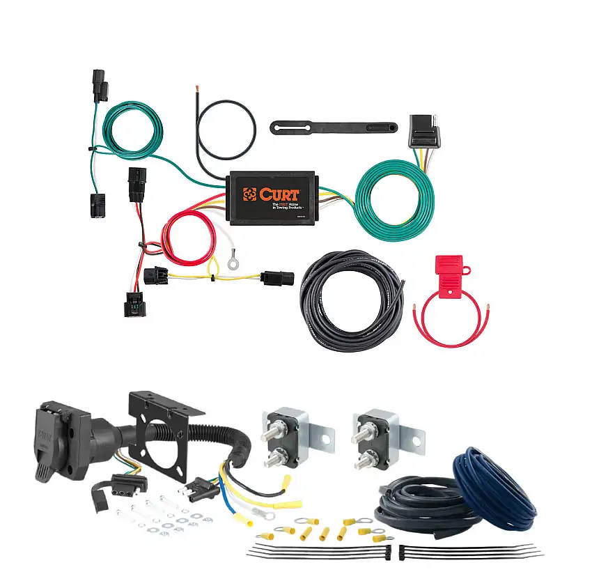 18 - 23 Chevrolet Traverse CURT Trailer Brake Controller 7-Way Upgrade Kit 7WK609