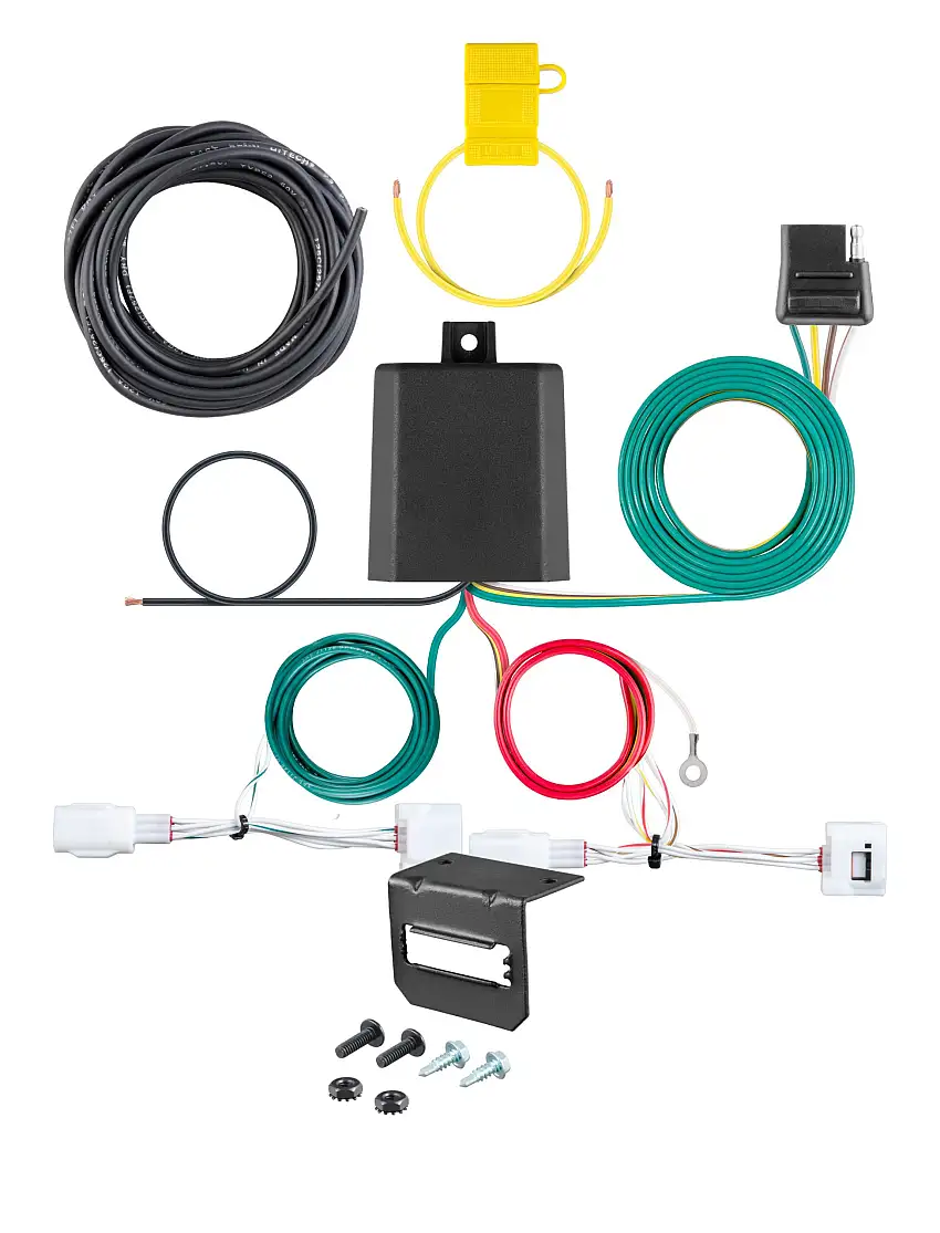 19-24 Mazda 3 Hatchback CURT 4-flat Plug and Play Trailer Wiring