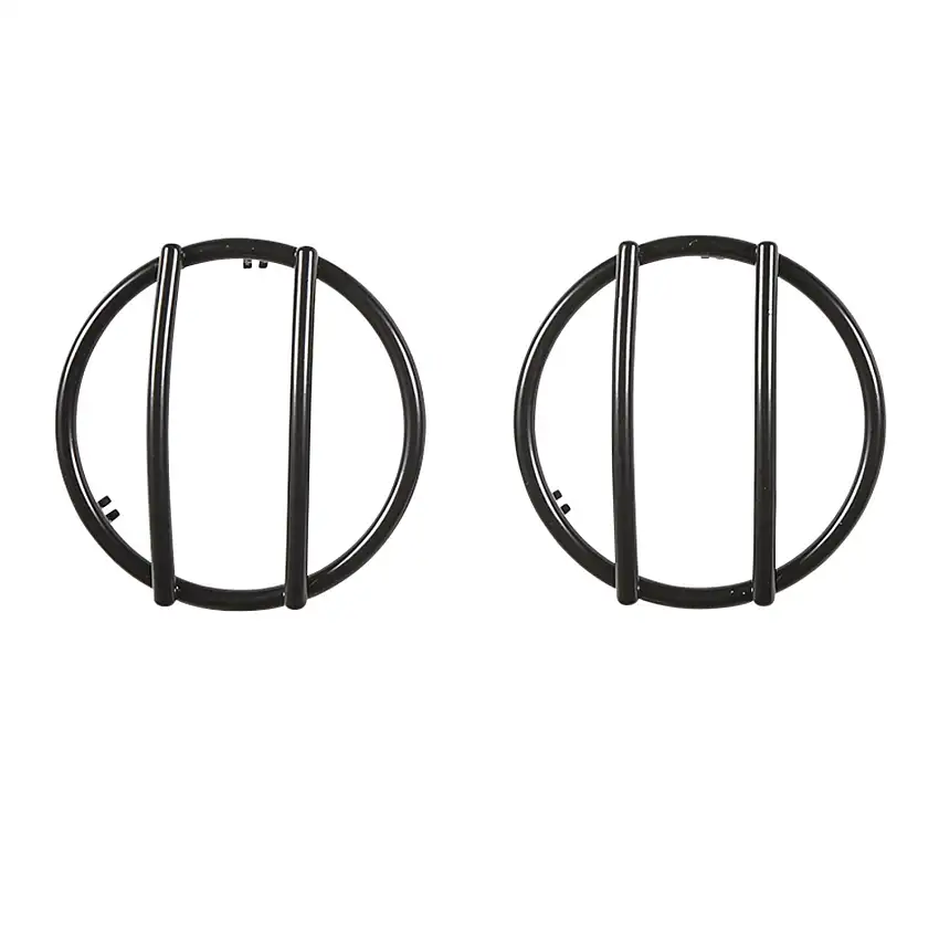 SmittyBilt (Black) Euro Turn Signal Guards For 2007-18 Jeep Wrangler JK 2 Door & Unlimted 4 Door Models 5690
