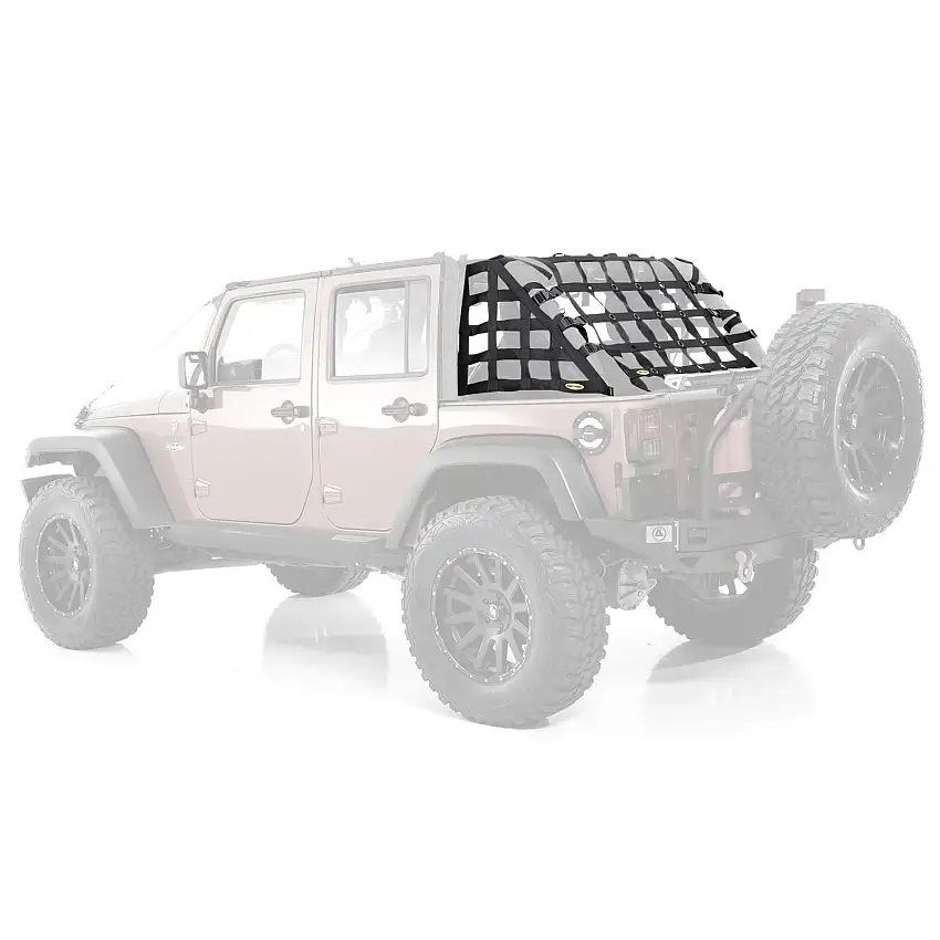 SmittyBilt C-RES.2 HD Cargo Restraint System In Black Diamond For 2007+ Jeep Wrangler JK Unlimited 4 Door 581135
