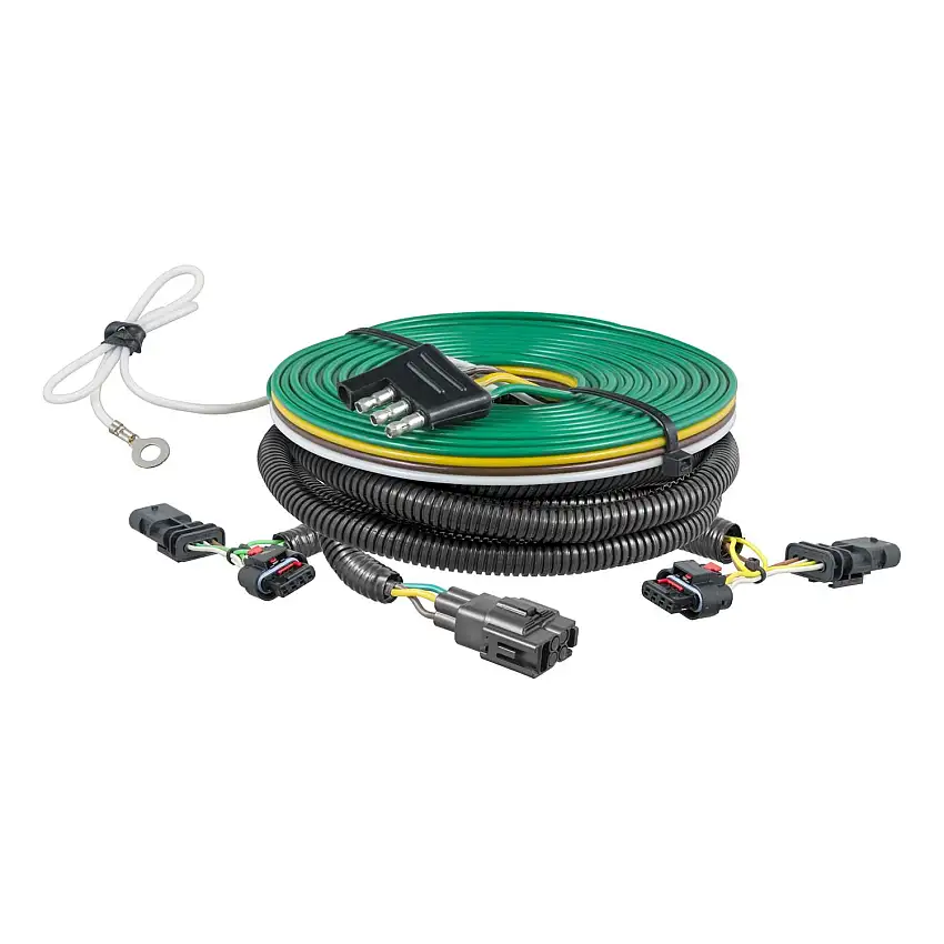 CURT 58997 Custom Towed-Vehicle RV Wiring Harness, Select Jeep Compass