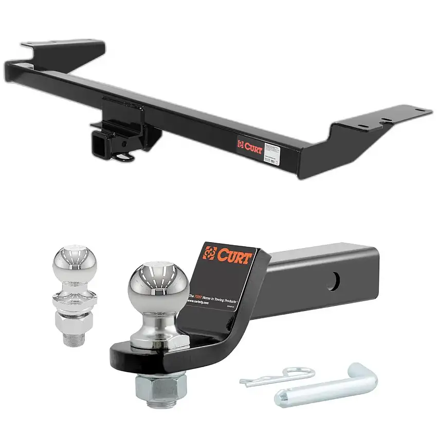 2004-2009 Nissan Quest All CURT Class 3 Trailer Hitch, 2" Receiver + 2" Ball + 1-7/8" Ball Kit