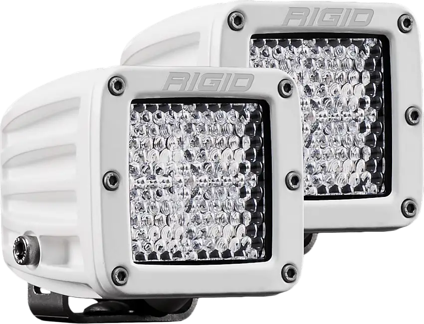 RIGID Industries 602513 WHT D-SERIES PRO DIFFUSED SM/2
