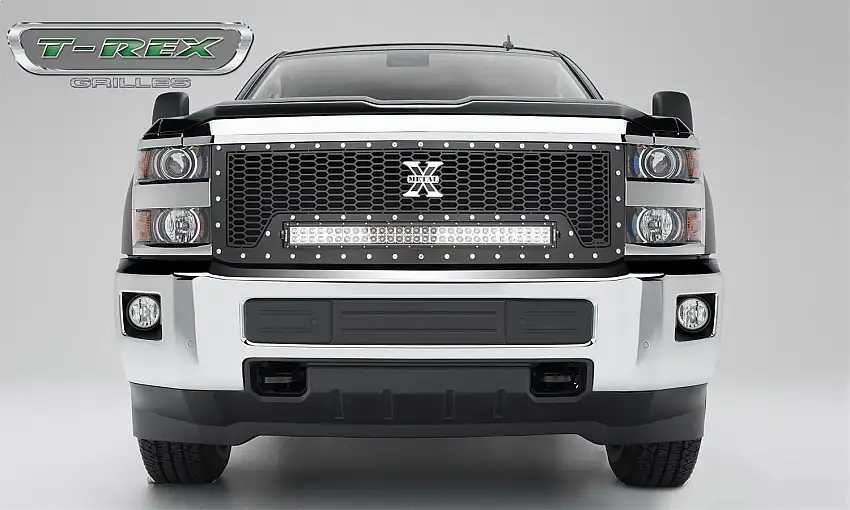 T-Rex Grilles 7311241 Laser Torch Grille, Black, Mild Steel, 1 Pc, Replacement