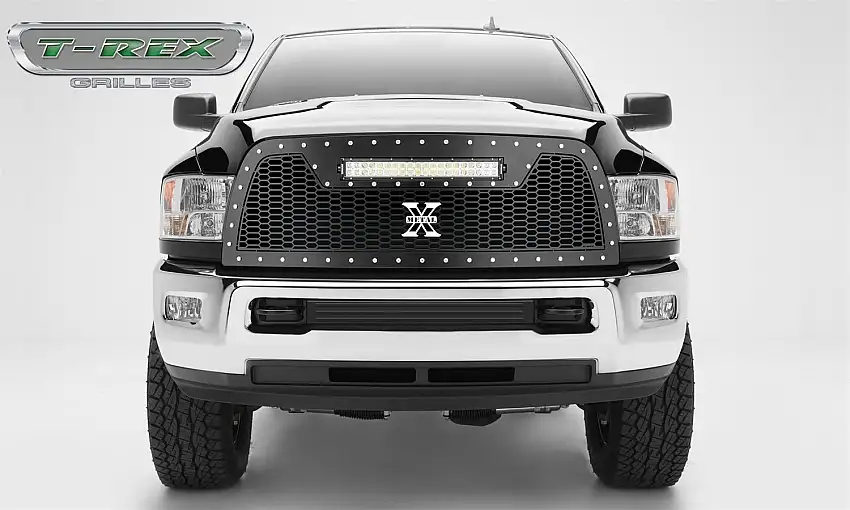 T-Rex Grilles 7314521 Laser Torch Grille, Black, Mild Steel, 1 Pc, Replacement