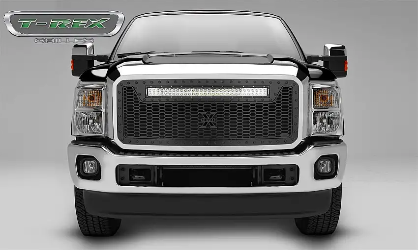 T-Rex Grilles 7315461-BR Stealth Laser Torch Grille, Black, Mild Steel, 1 Pc, Insert