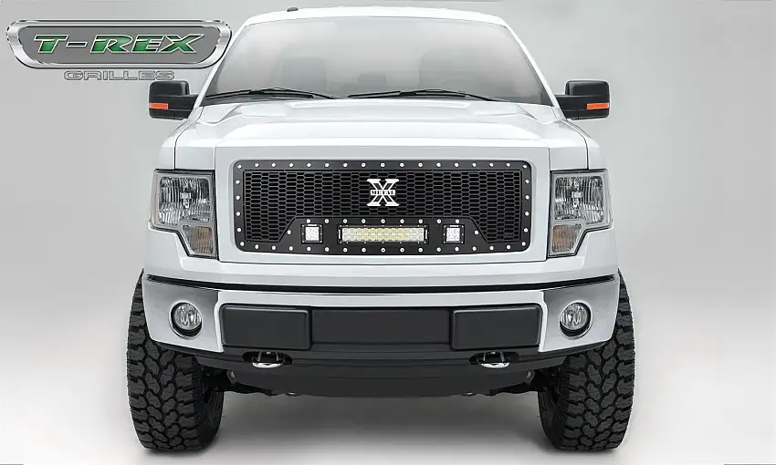 T-Rex Grilles 7315681 Laser Torch Grille, Black, Mild Steel, 1 Pc, Insert