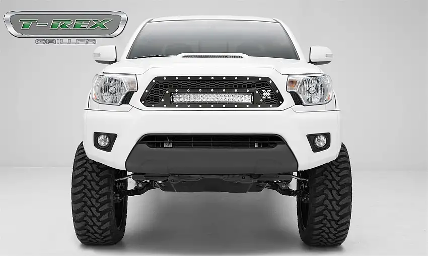 T-Rex Grilles 7319381 Laser Torch Grille, Black, Mild Steel, 1 Pc, Insert