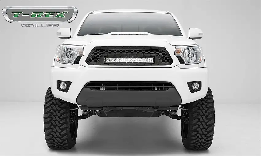 T-Rex Grilles 7319381-BR Stealth Laser Torch Grille, Black, Mild Steel, 1 Pc, Insert